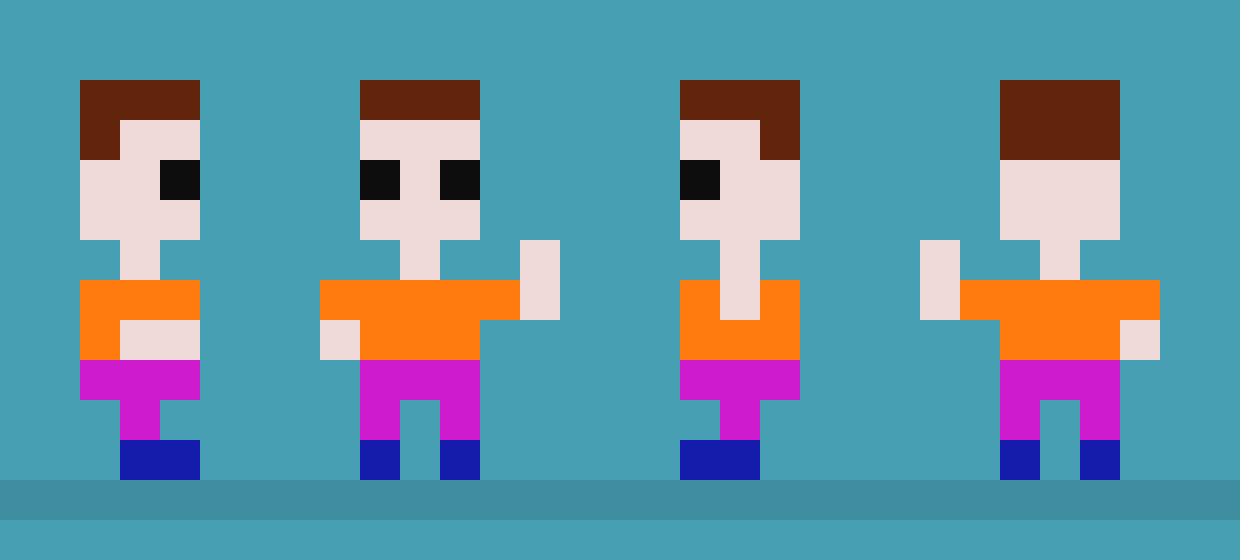 Pixel art: Boy, Elevation Plan