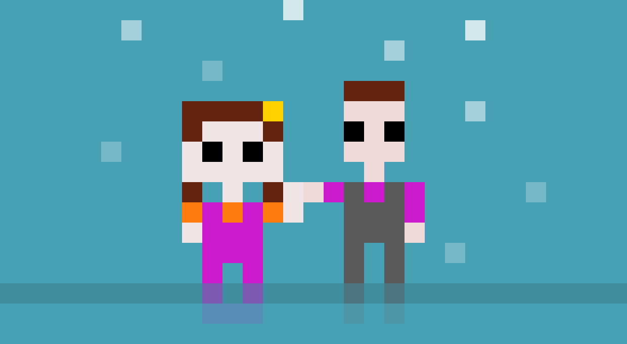 Pixel art: In the Snow